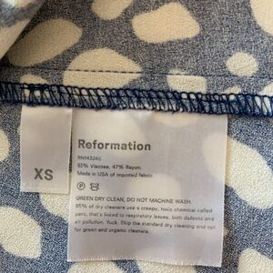 Reformation dress XS